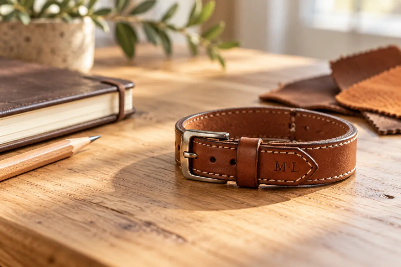 Bracelet cuir personnalisé : les critères qui comptent avant de commander
