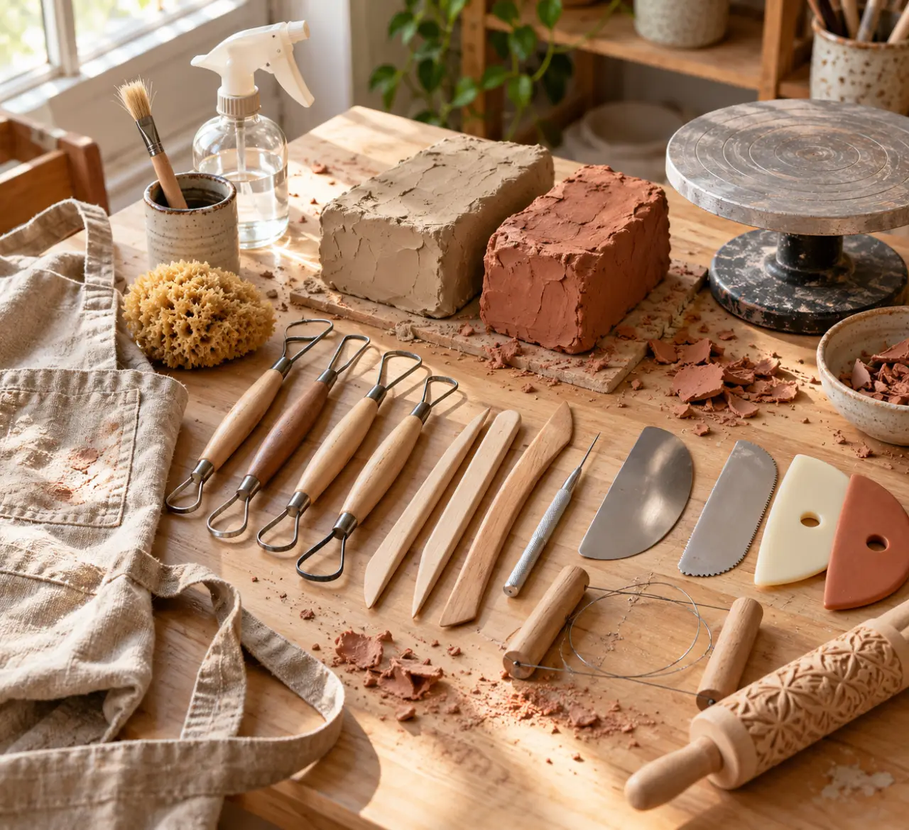 Outils de modelage de l’argile : le kit de base et les accessoires vraiment utiles