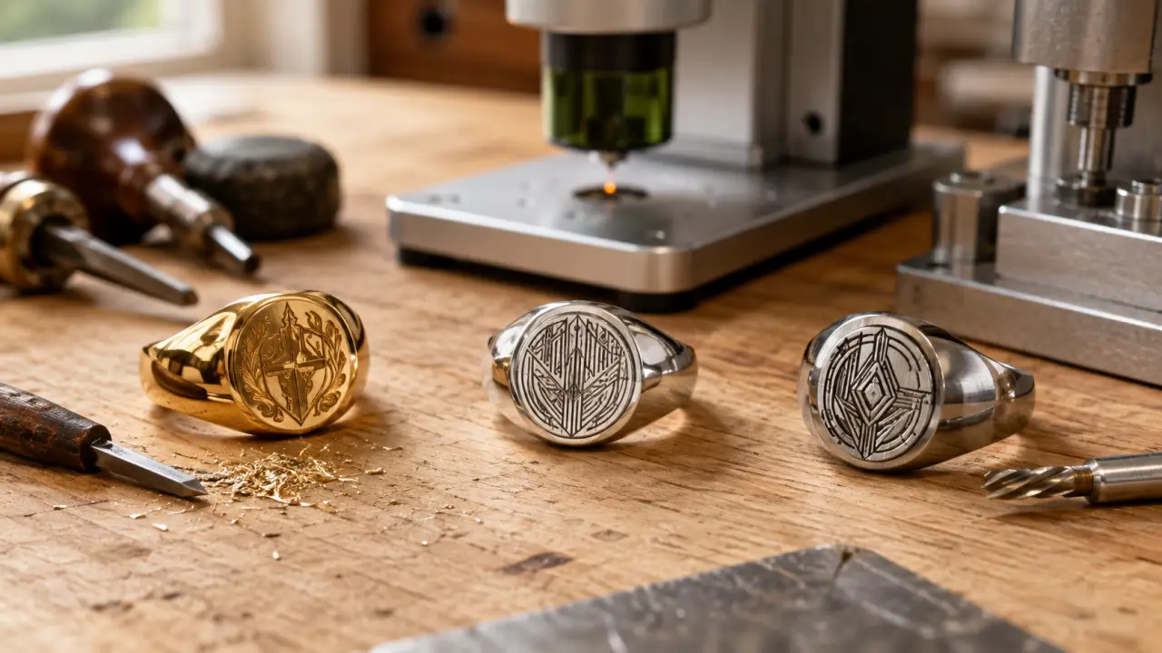 Graver une chevalière : les 3 techniques et les matériaux qui changent le rendu