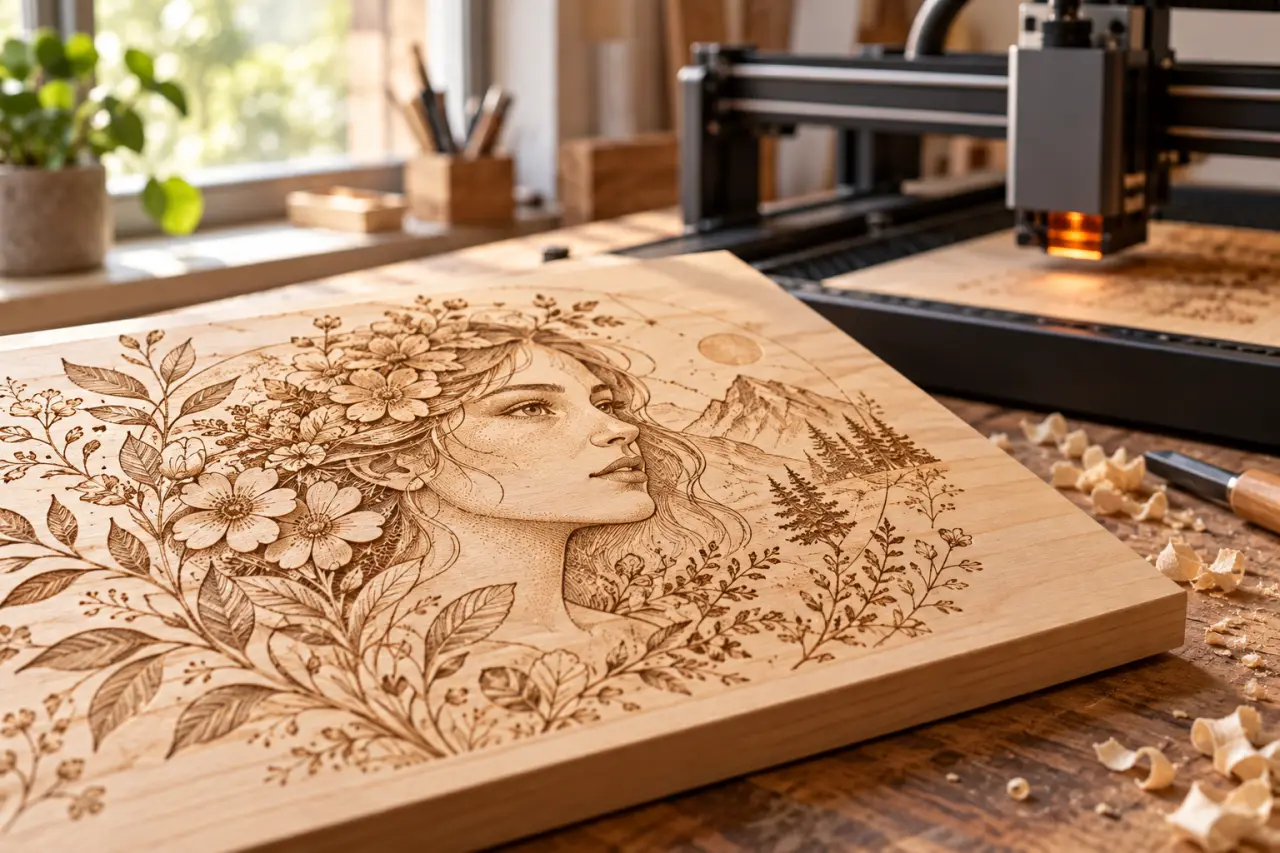 Gravure bois laser : personnalisez le bois sans perdre les détails
