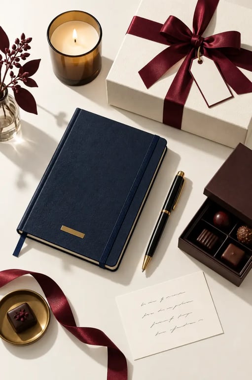 Idées cadeaux remerciement personnalisés avec emballage et carte manuscrite