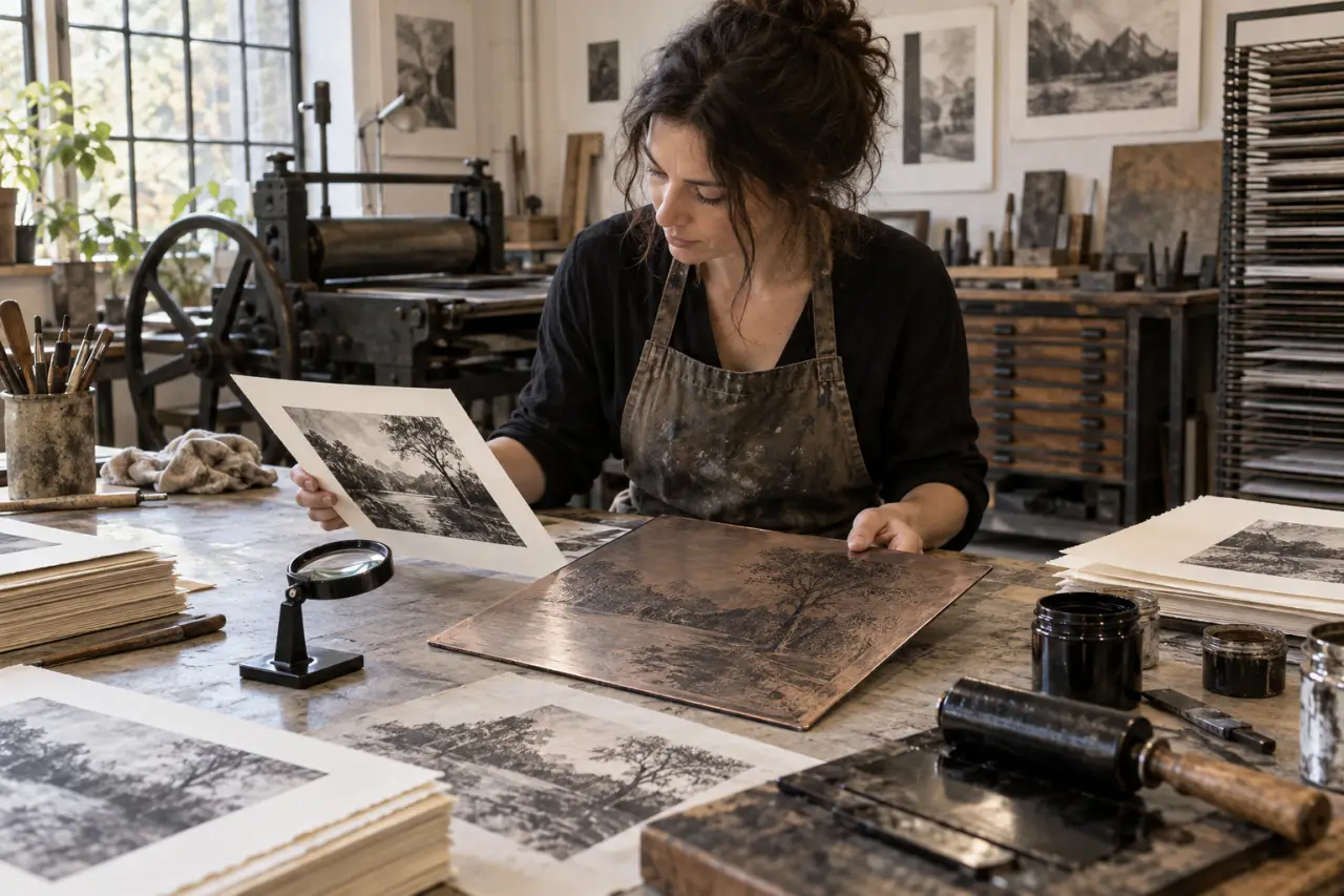 La photogravure relie création artistique et prépresse industriel