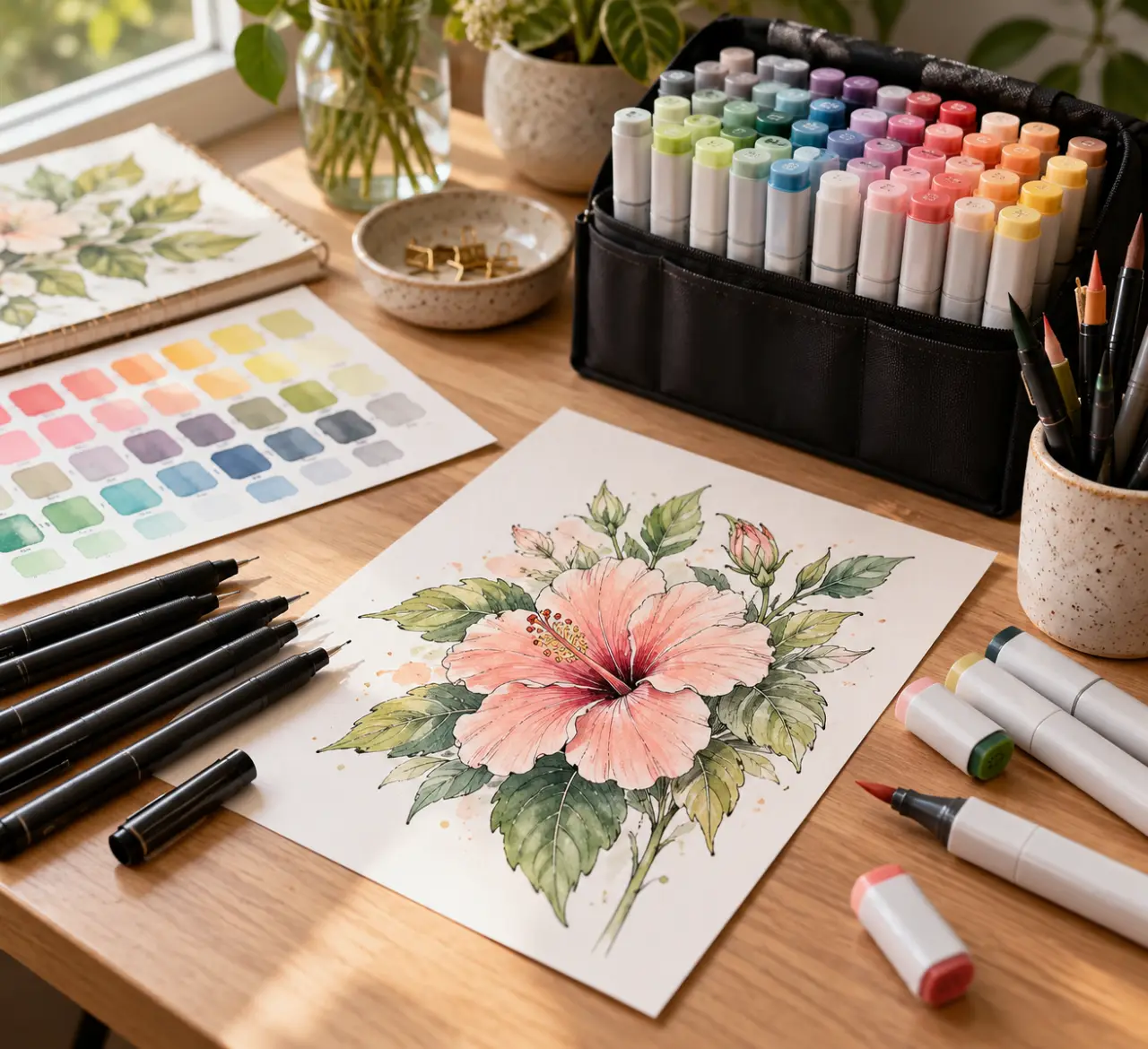 Quels feutres pour le dessin d’illustration ? Contours nets, aplats et dégradés